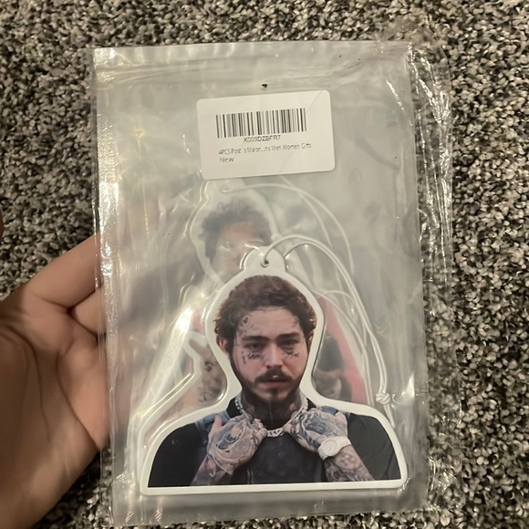 Other - NWT 4pc Post Malone Car Air Freshener Set Mirror Decor Rap Music